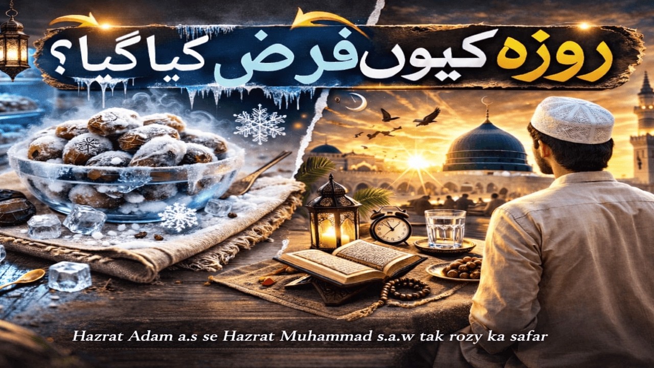 Roza Kyun Farz Kiya Gaya? | Hazrat Adam Se Hazrat Muhammad ﷺ Tak | Urdu Islamic Story