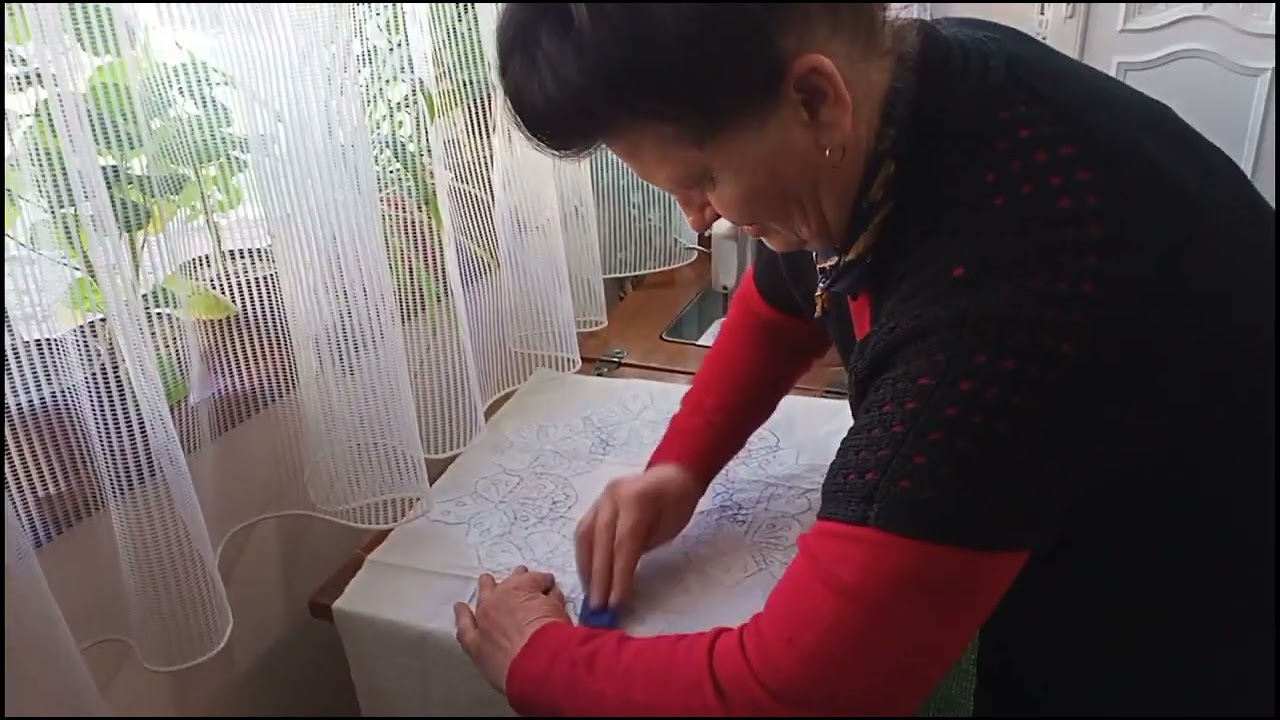 Šlinganje / Kopiranje šablona pomoću indiga na platno (HD)