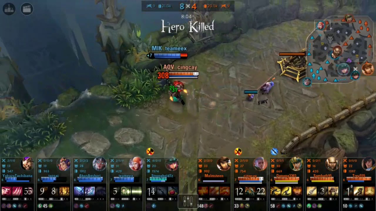 Vainglory epic Tony versus Alpha, Joule, Fortress, Baron