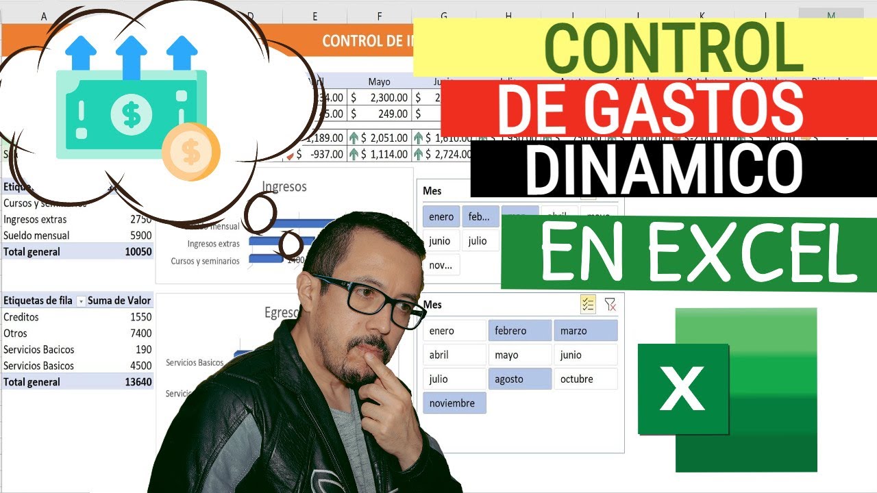 📊 Cómo hacer un CONTROL DE GASTOS DINAMICO en EXCEL de una forma simple 🧐