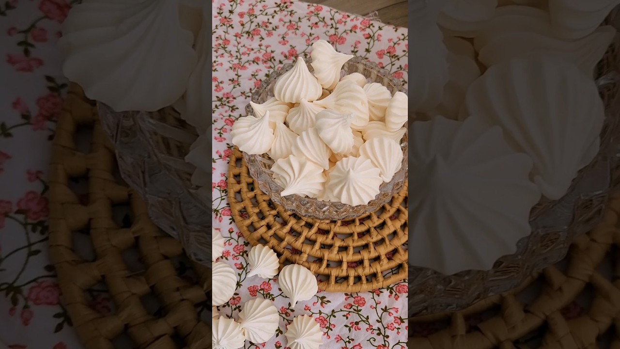 COMO FAZER SUSPIROS SEQUINHOS E SABOROSOS #receitas #culin&aacute;ria #receita #doces #viral #suspiros
