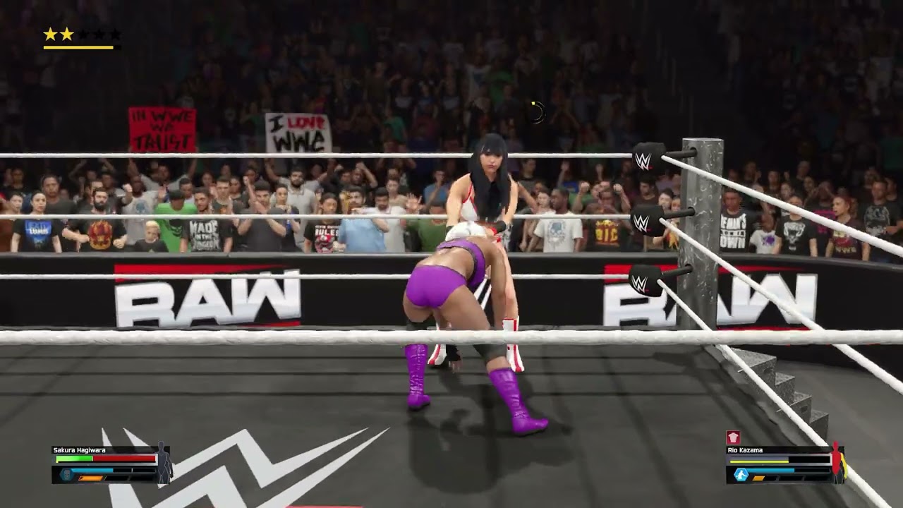 WWE 2K25 Submission Match: Sakura Hagiwara vs Rio Kazama