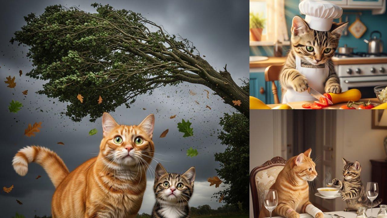 A kitten's extraordinary care for its mother. #cute #cat #emotionalstory #animalbond #motherlove