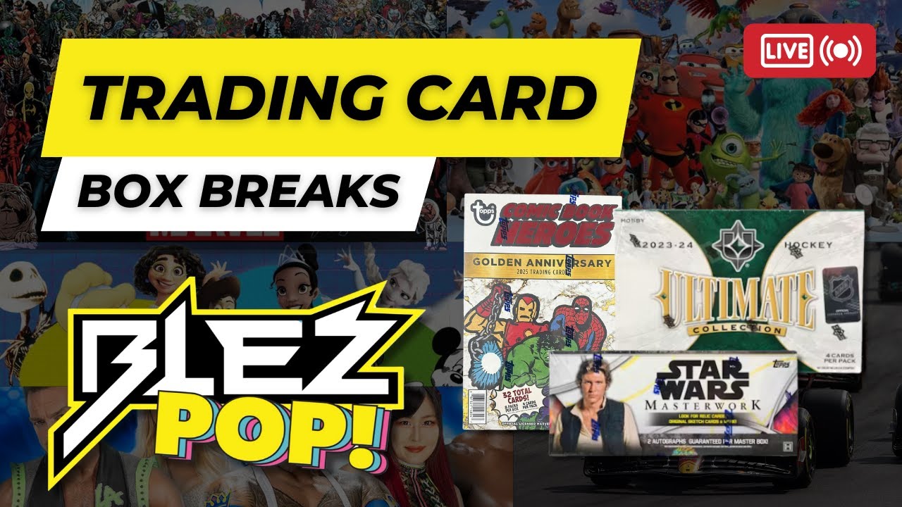 TGIF! WE MADE IT!! F1, Disney, Pokemon, WWE, AND MORE Live Breaks and BOUNTIES w/FEELINBLU