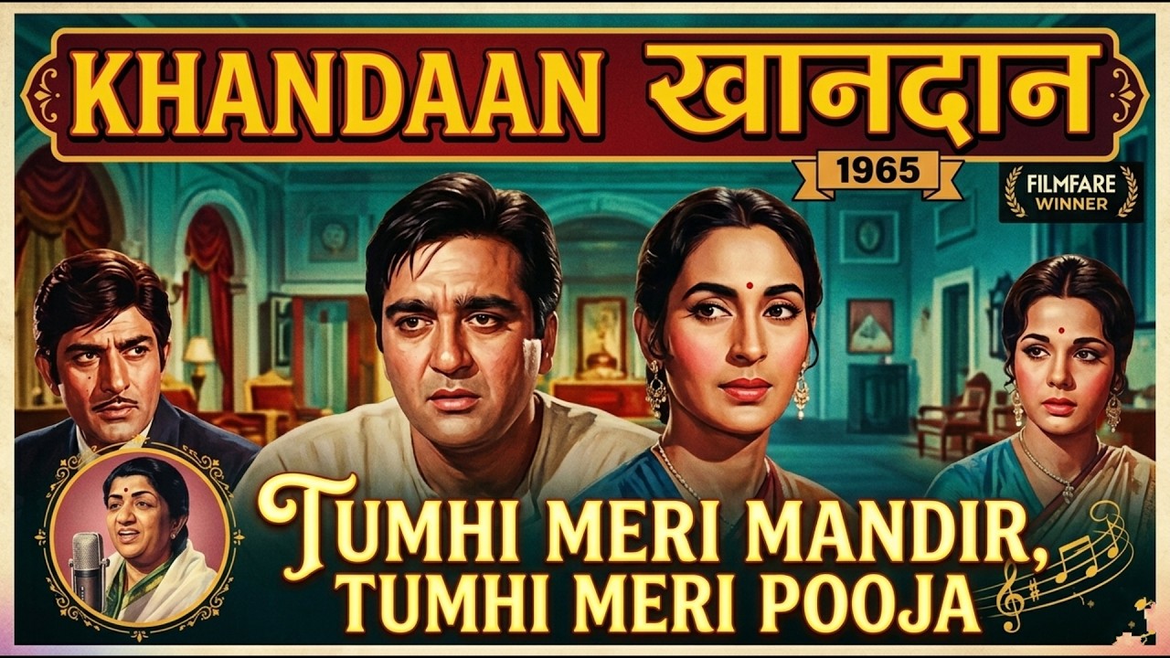 खानदान (1965) - 60s की अवार्ड विनिंग फिल्म | Sunil Dutt, Nutan, Mumtaz | Full Movie