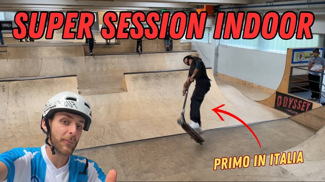 SUPER INDOOR SKATEPARK E SUPER TRICK !! 🔥