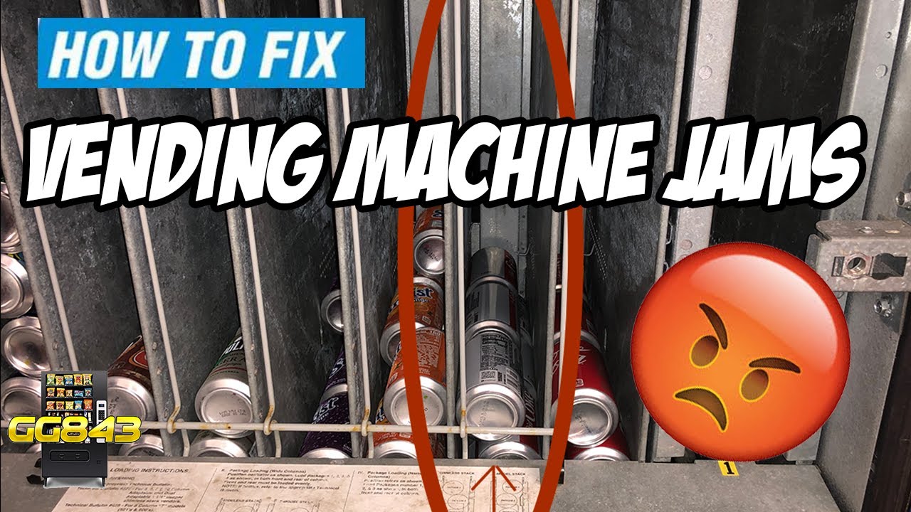 How To Fix Jams On Dixie Narco 501e Vending Machines! Jammed Column Error Codes (JC)!