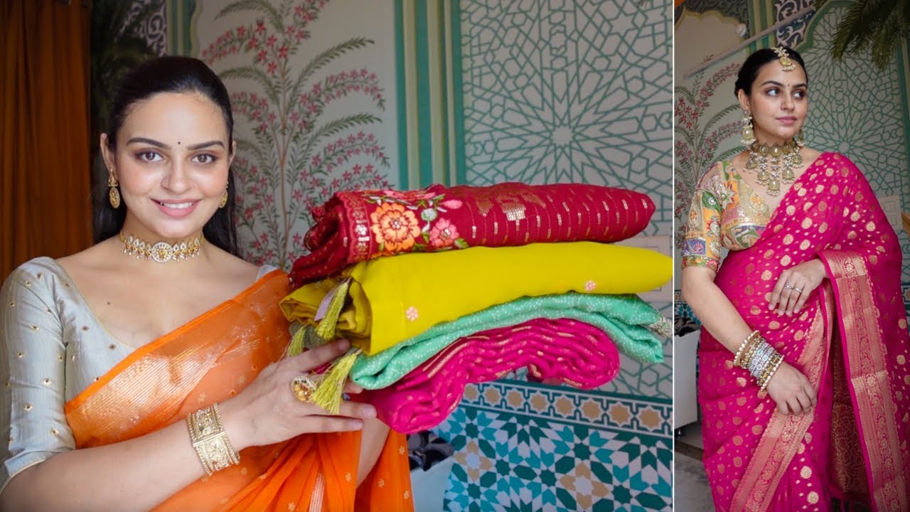 Amazon Festive Saree Lookbook 2024 Ep: 2