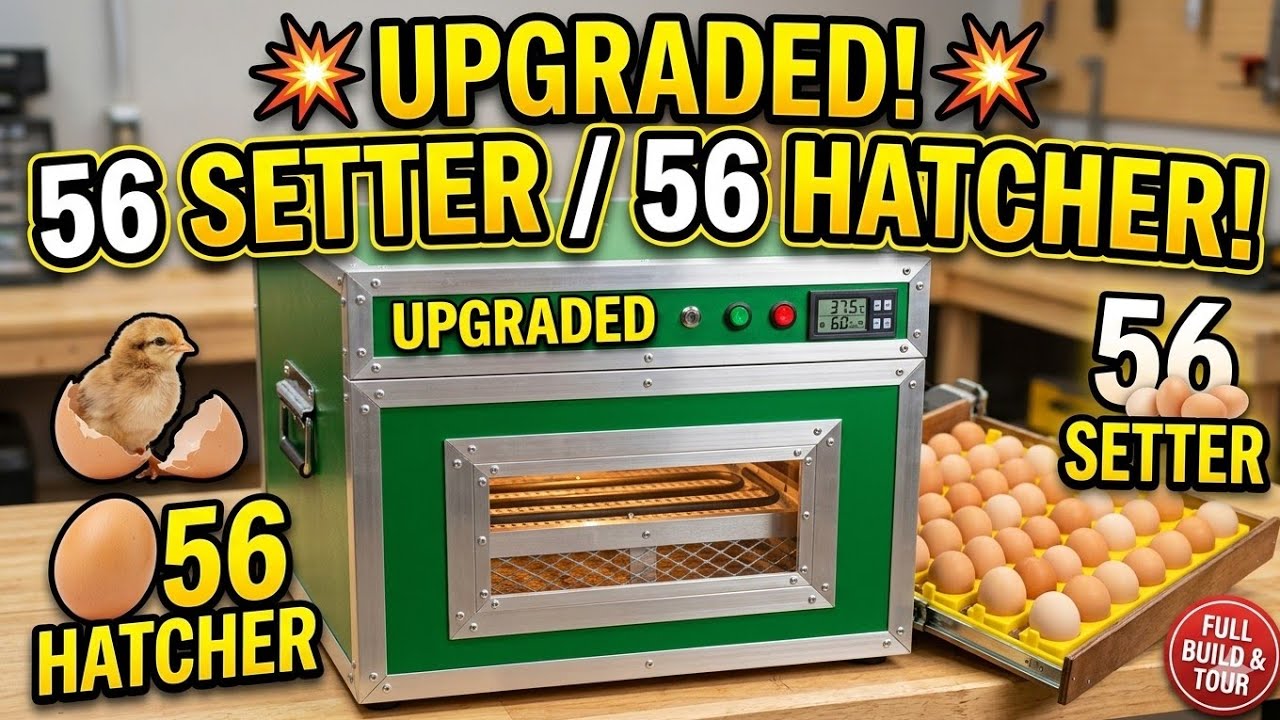 56 SETTER 56 HATCHER AUTOMATIC INCUBATOR(DRAWER TYPE SETTER/SWING TYPE)