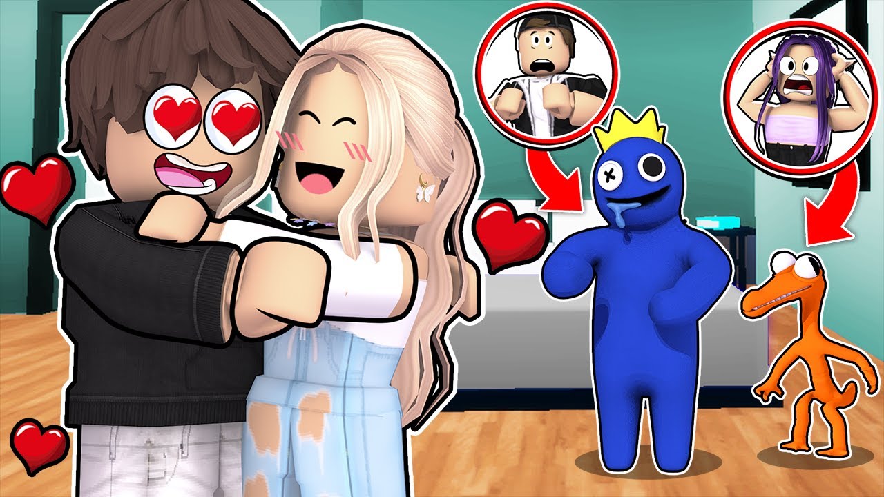 pretending to be RAINBOW FRIENDS to SPY on ODERS! (Brookhaven RP)