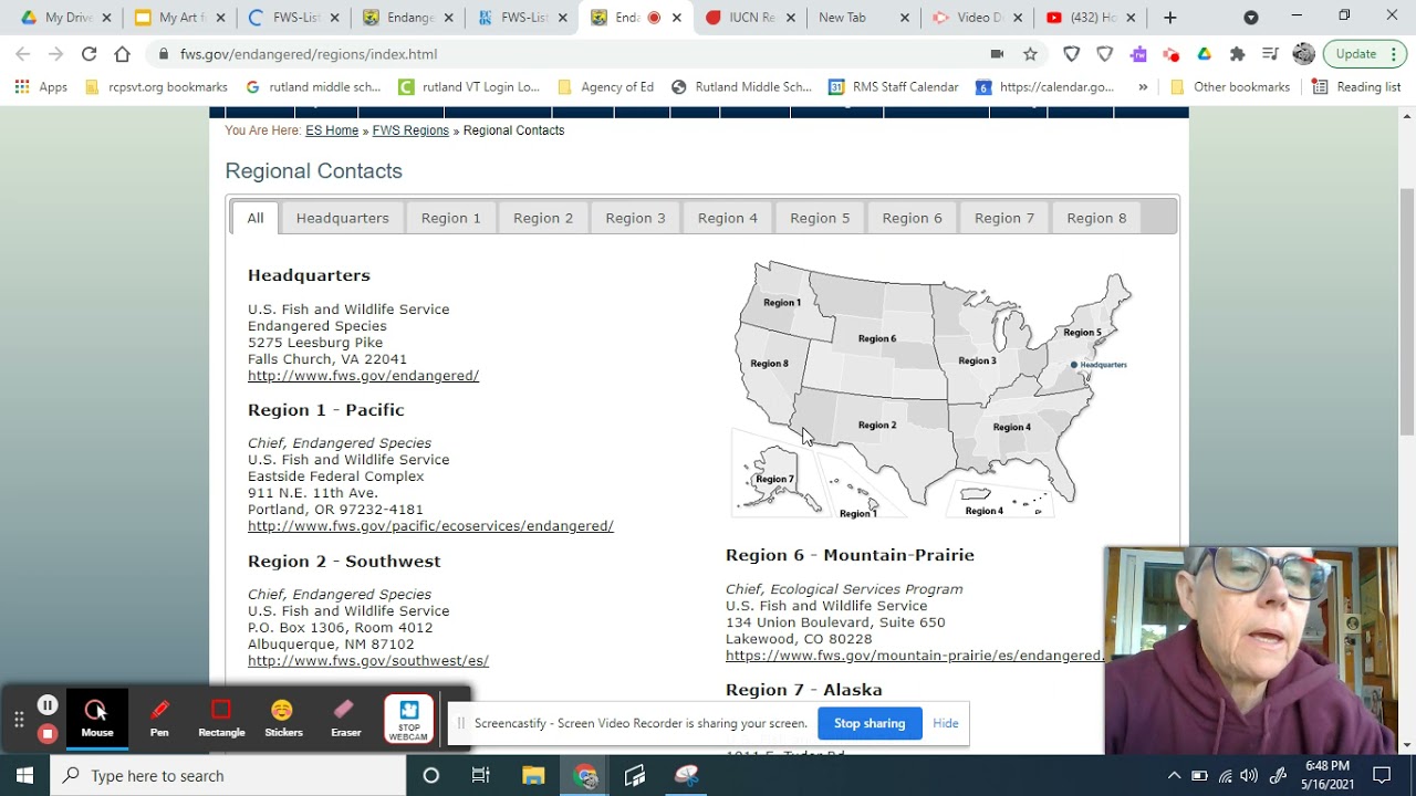 How to search ECOS for Endangered Species of the U.S.