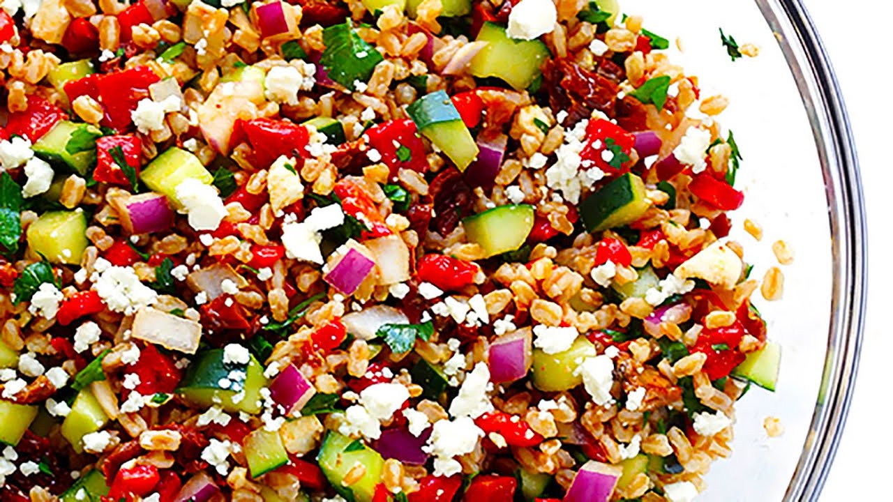 Mediterranean Farro Salad