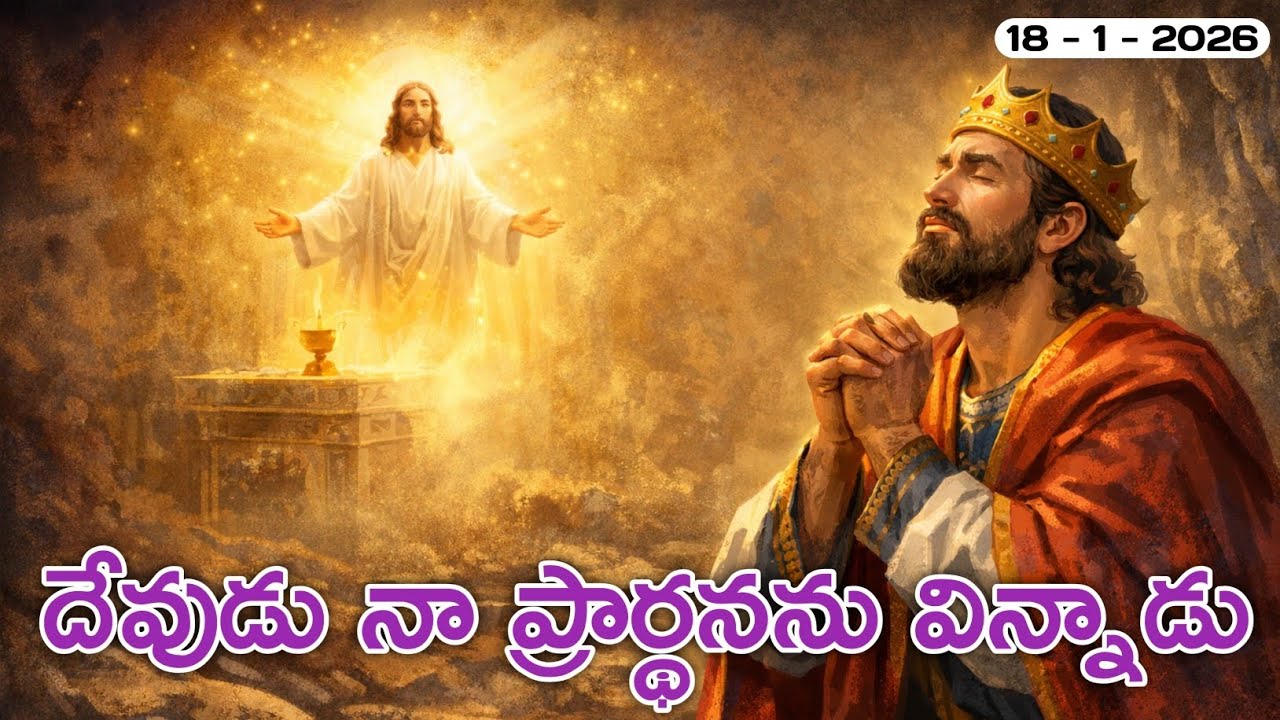 దేవుడు నా ప్రార్థన విన్నాడు | ఆత్మీయ జీవాహారము ✝️ | Morning Scripture 📖 | 18 - 1 - 2026 |