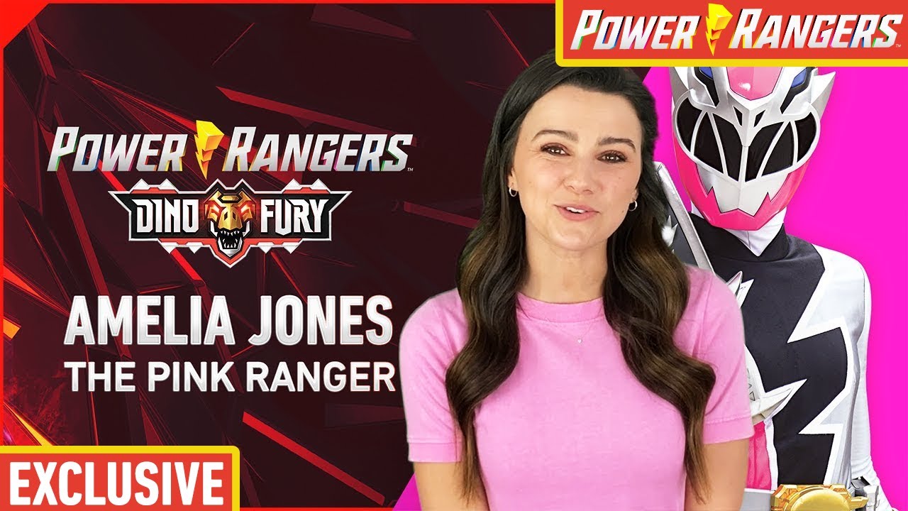 Meet the Pink Ranger (with Hunter Deno) 💕 Mystery Wheel Challenge 🦖 Dino Fury ⚡ Power Rangers Kids