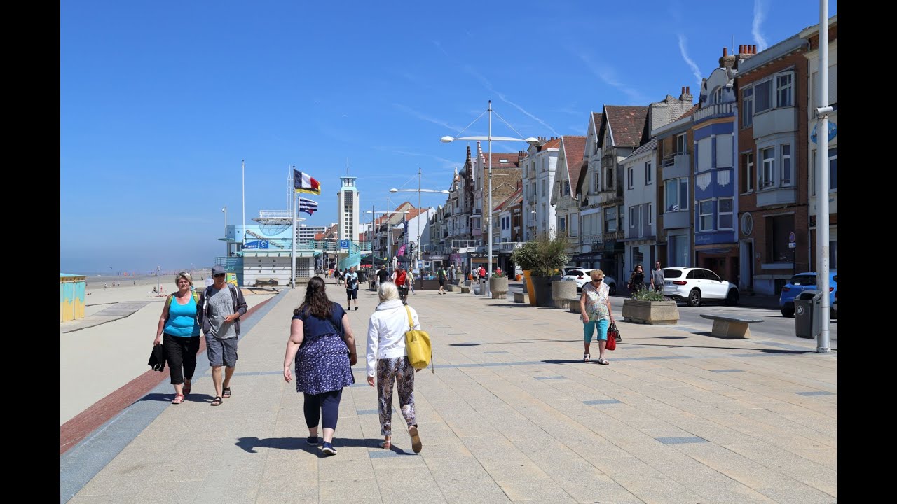 Dunkerque France. Plage de Malo - les - Bains