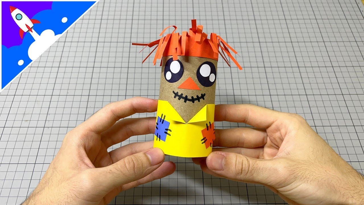 Como fazer um espantalho de papel - Festa Junina