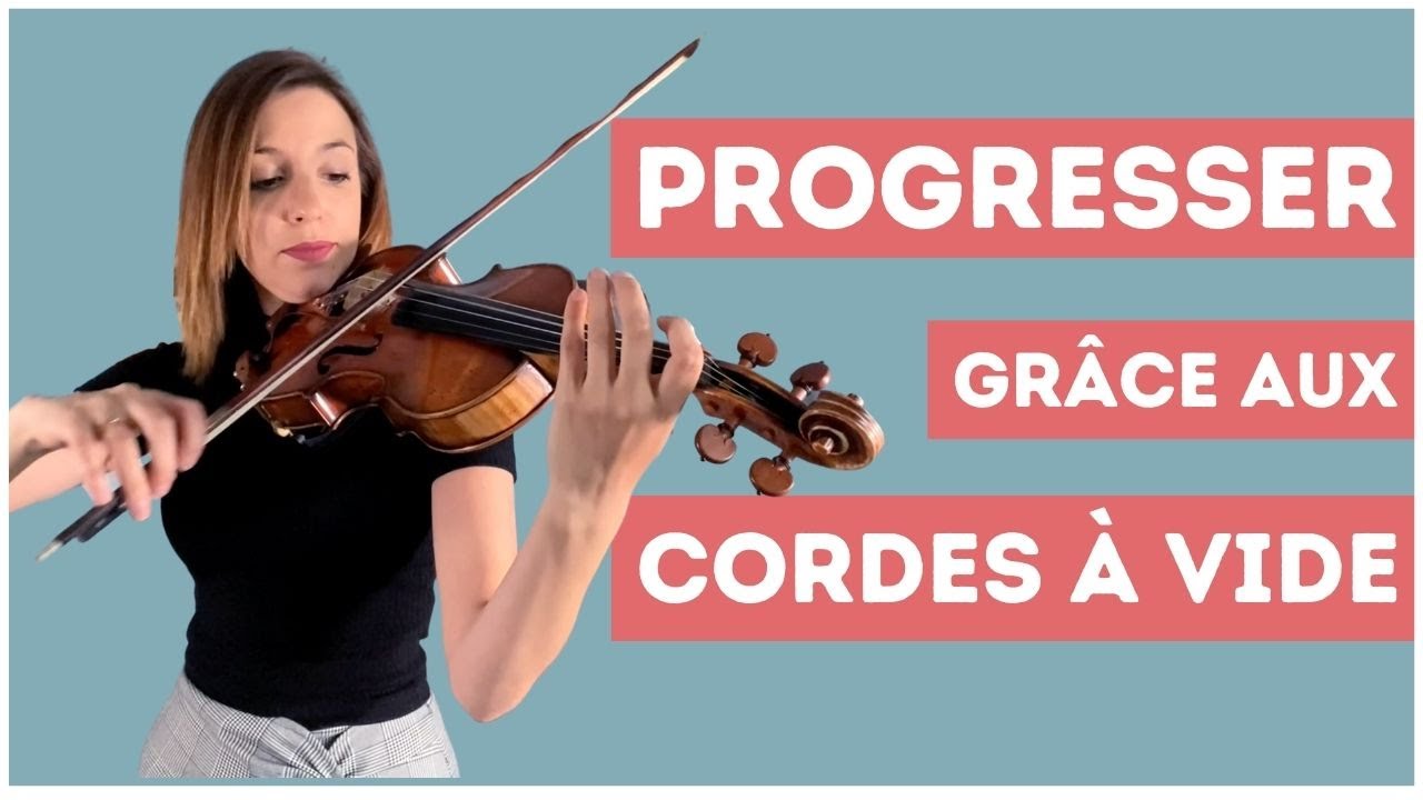 Cours de violon : comment travailler un morceau en cordes à vide