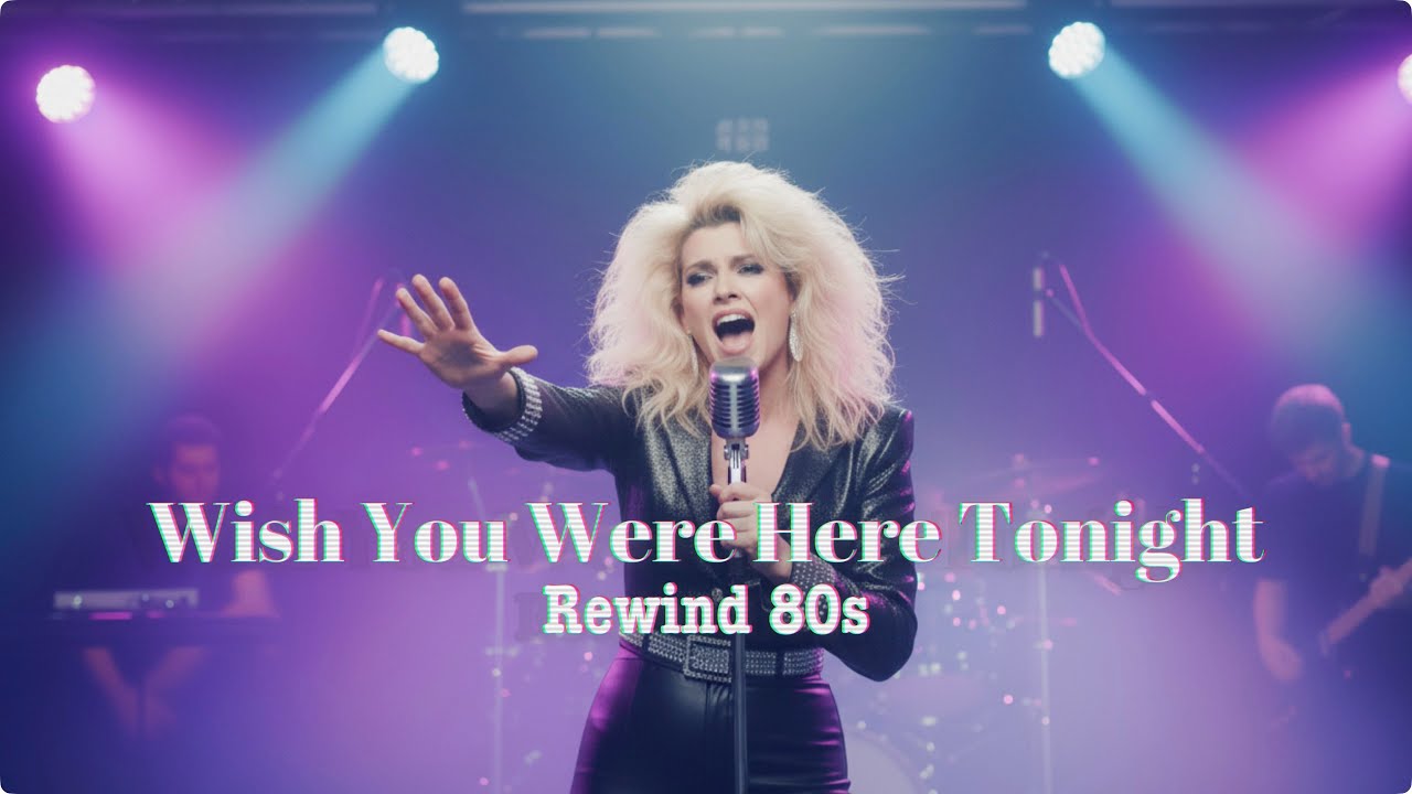 💔 Wish You Were Here Tonight 💞 | 80s Slow Rock Emotional Ballad 💔🌙