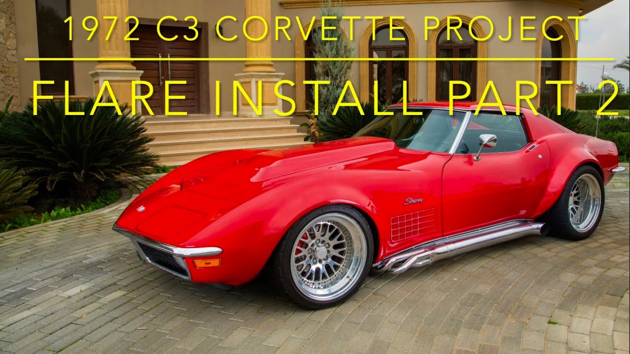 C3 Custom Image Corvette Flares Install pt 2  !!!Warning!!! This is a long one 😬