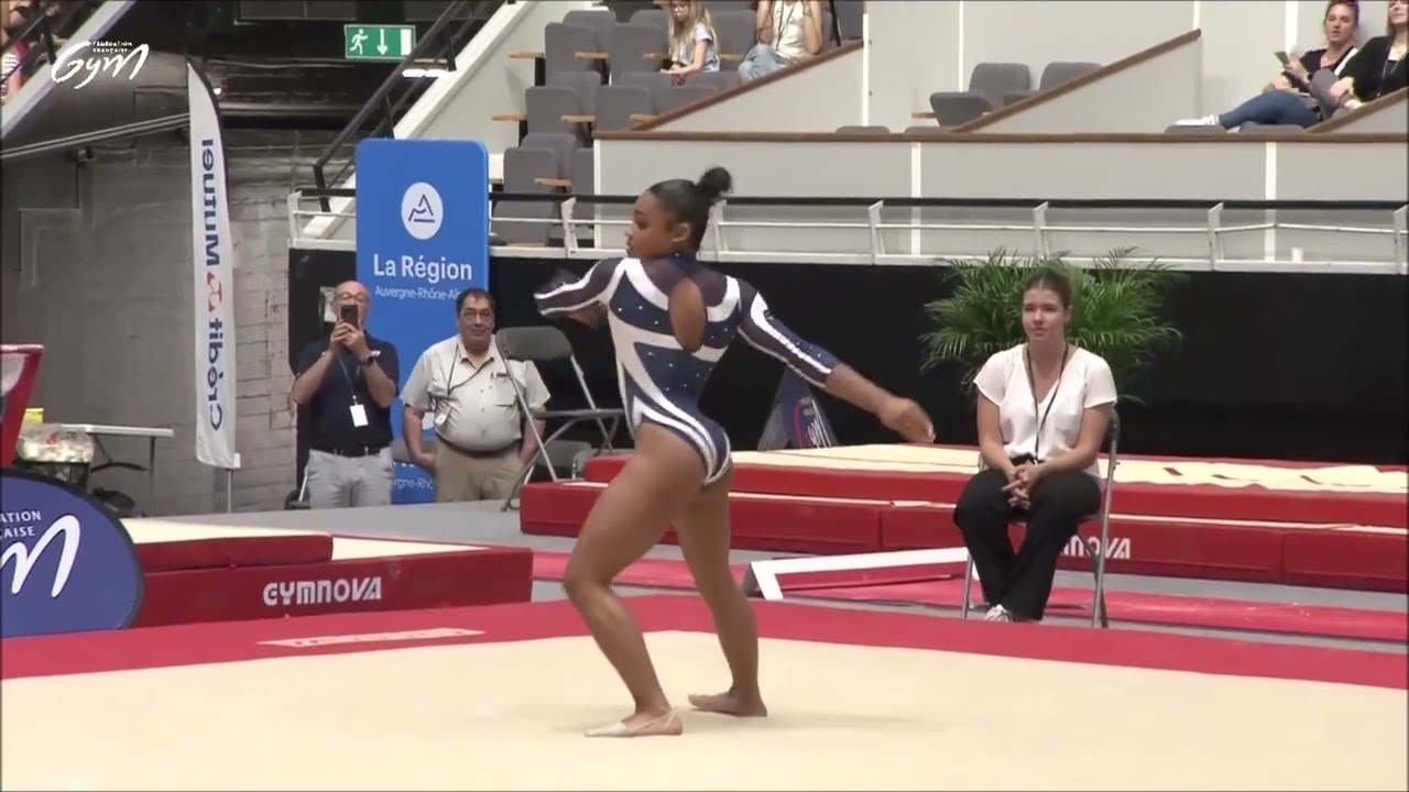 Melanie De Jesus Dos Santos (FRA) Floor D-Score 2024 French Nationals (2022-24 Code) (14,350 (5.6)
