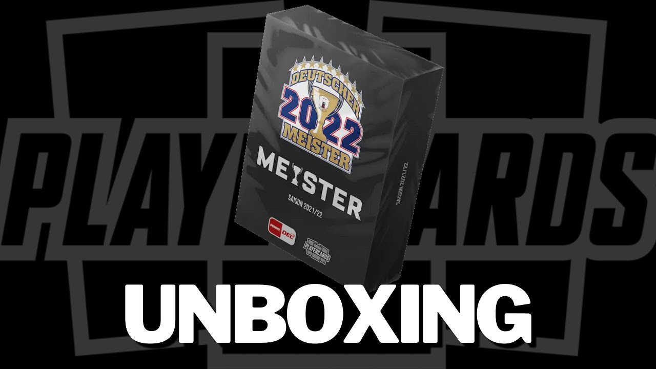 DEL Meister Eisb&auml;ren Berlin 2022 | Playercards Unboxing