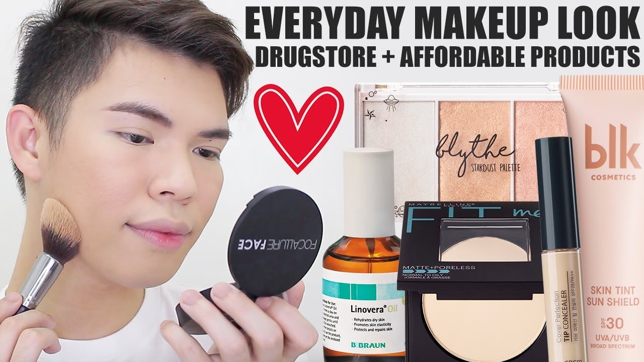 EASY EVERYDAY MAKUEP TUTORIAL USING AFFORDABLE AND DRUGSTORE PRODUCTS / 2019 (UPDATED)