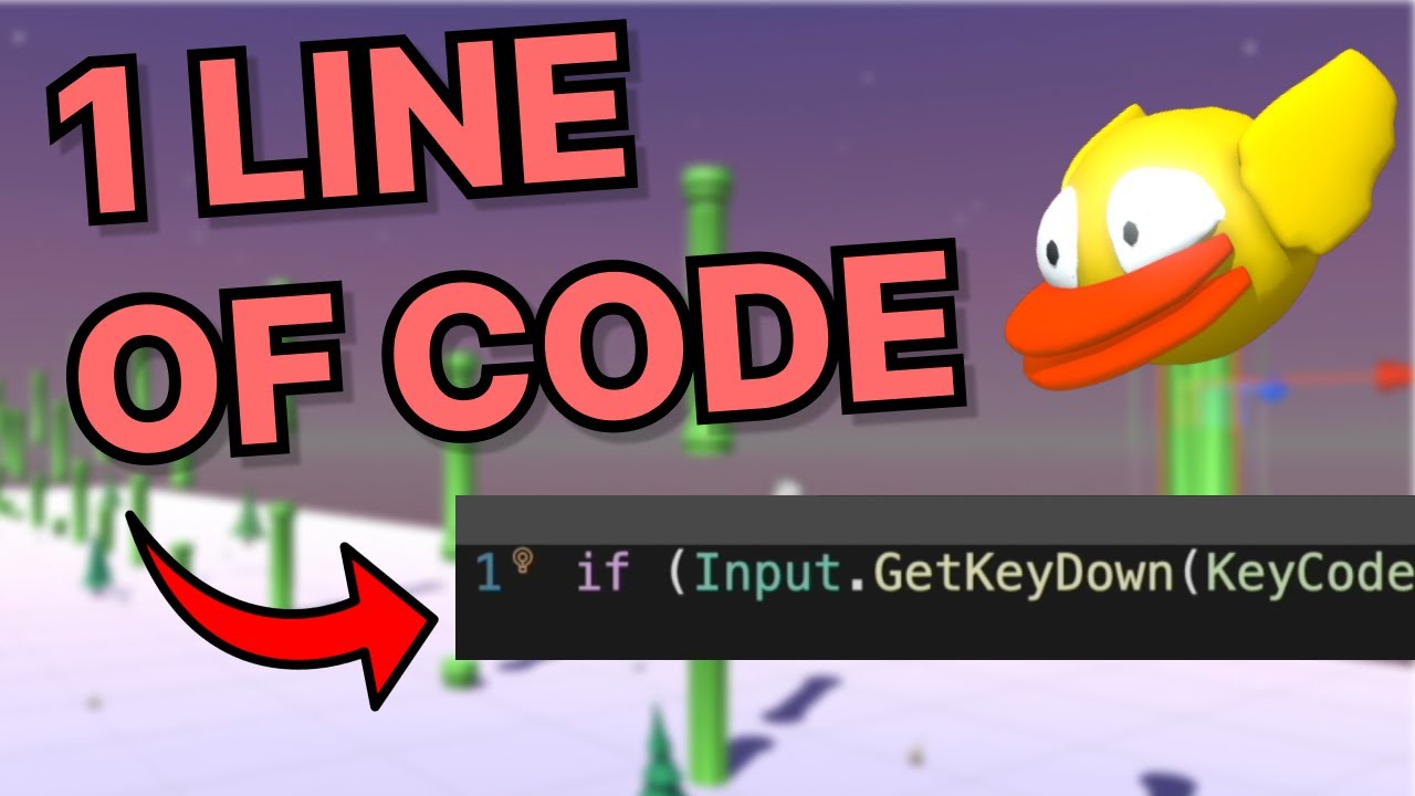 I made a game in one line of code