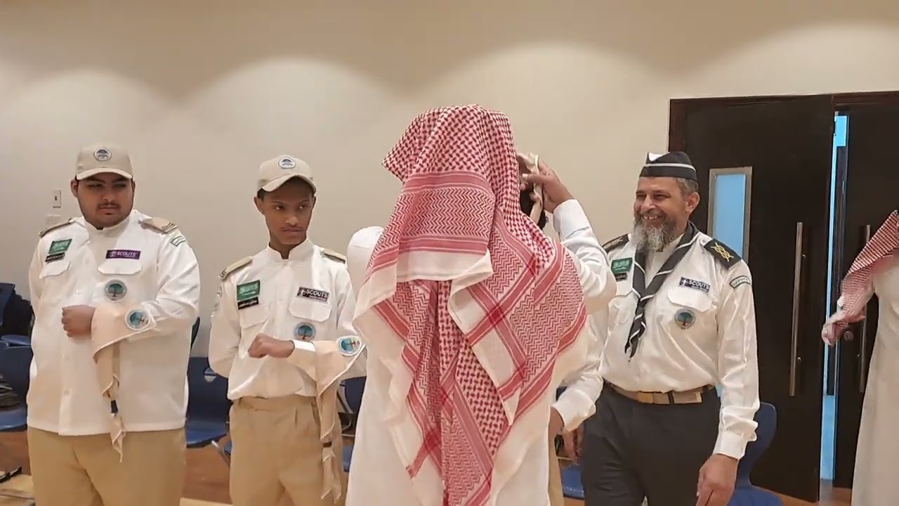 حفل القبول الكشفي بمدارس التربية الأهلية _ المرحلة الثانوية  
