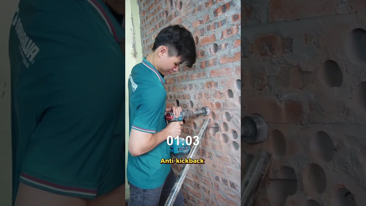 Khoan r&uacute;t l&otilde;i si&ecirc;u ấn tượng với m&aacute;y khoan NAKAWA 160N.m - tốc 2200 v&ograve;ng/ph&uacute;t