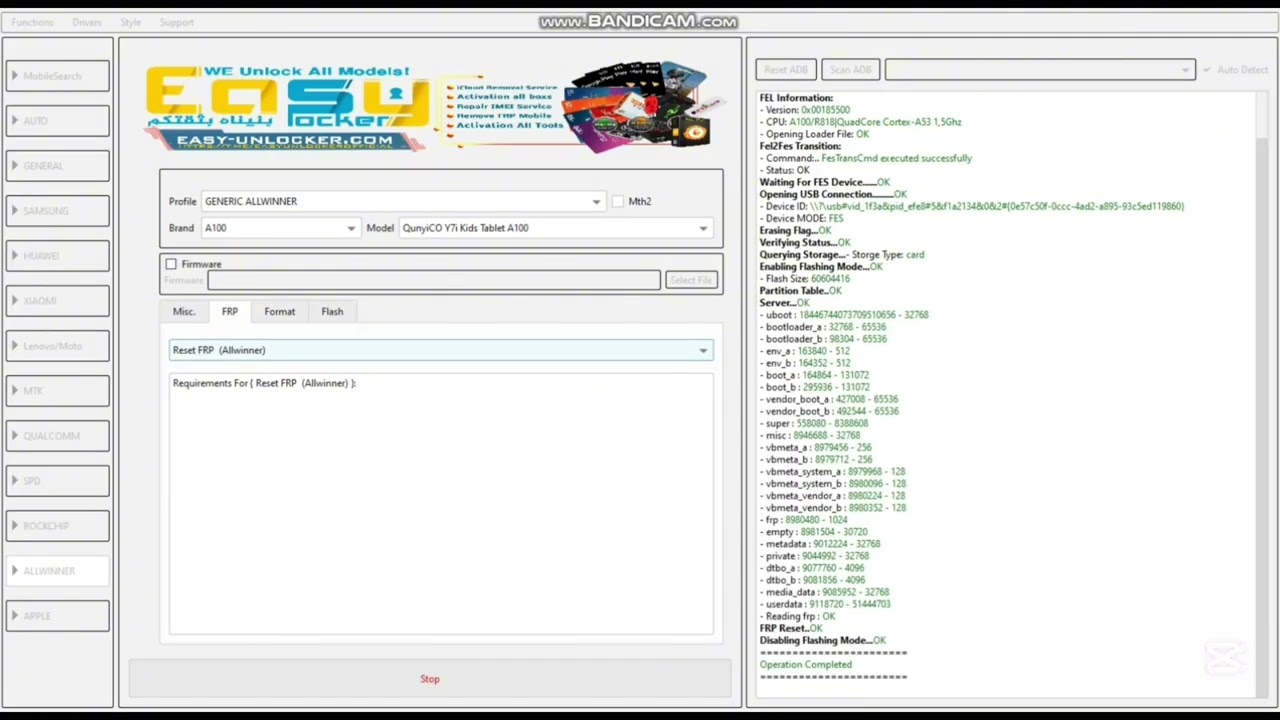 Kids12notopro Frp bypass Allwinner chipset