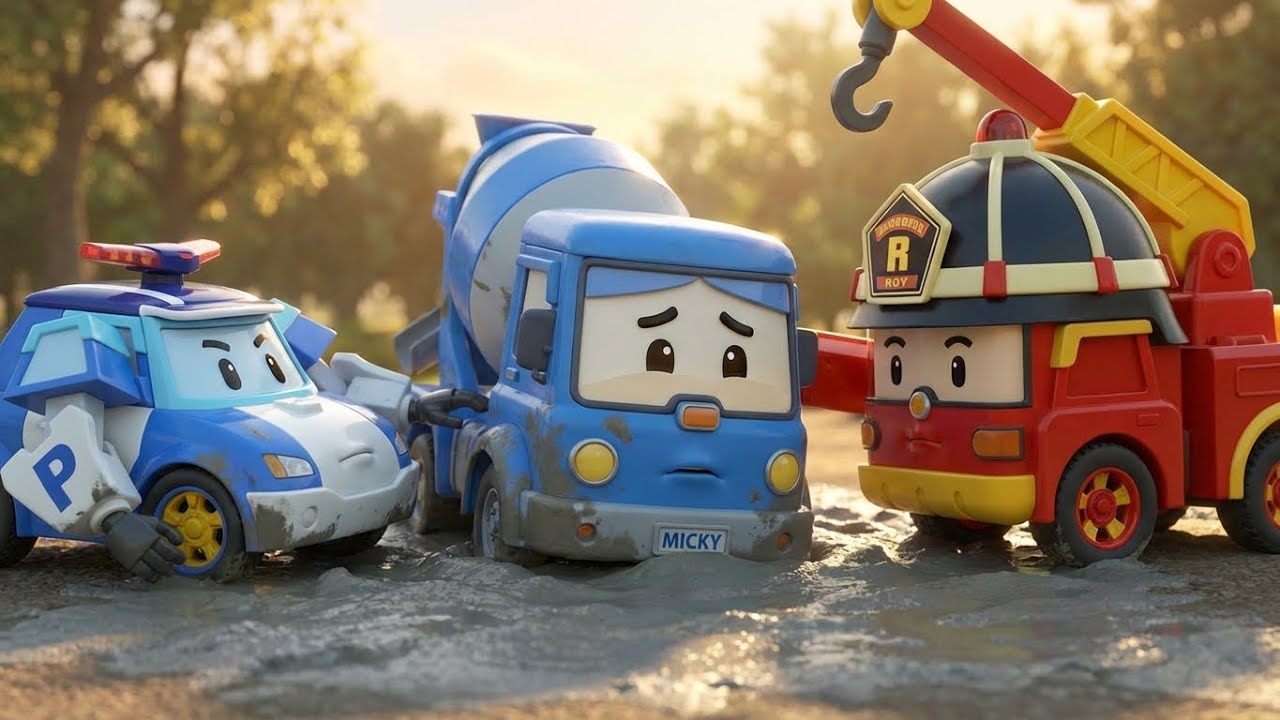 MICKY’S BIG MISTAKE! 😢 Why Listening Matters | Robocar Poli Stories