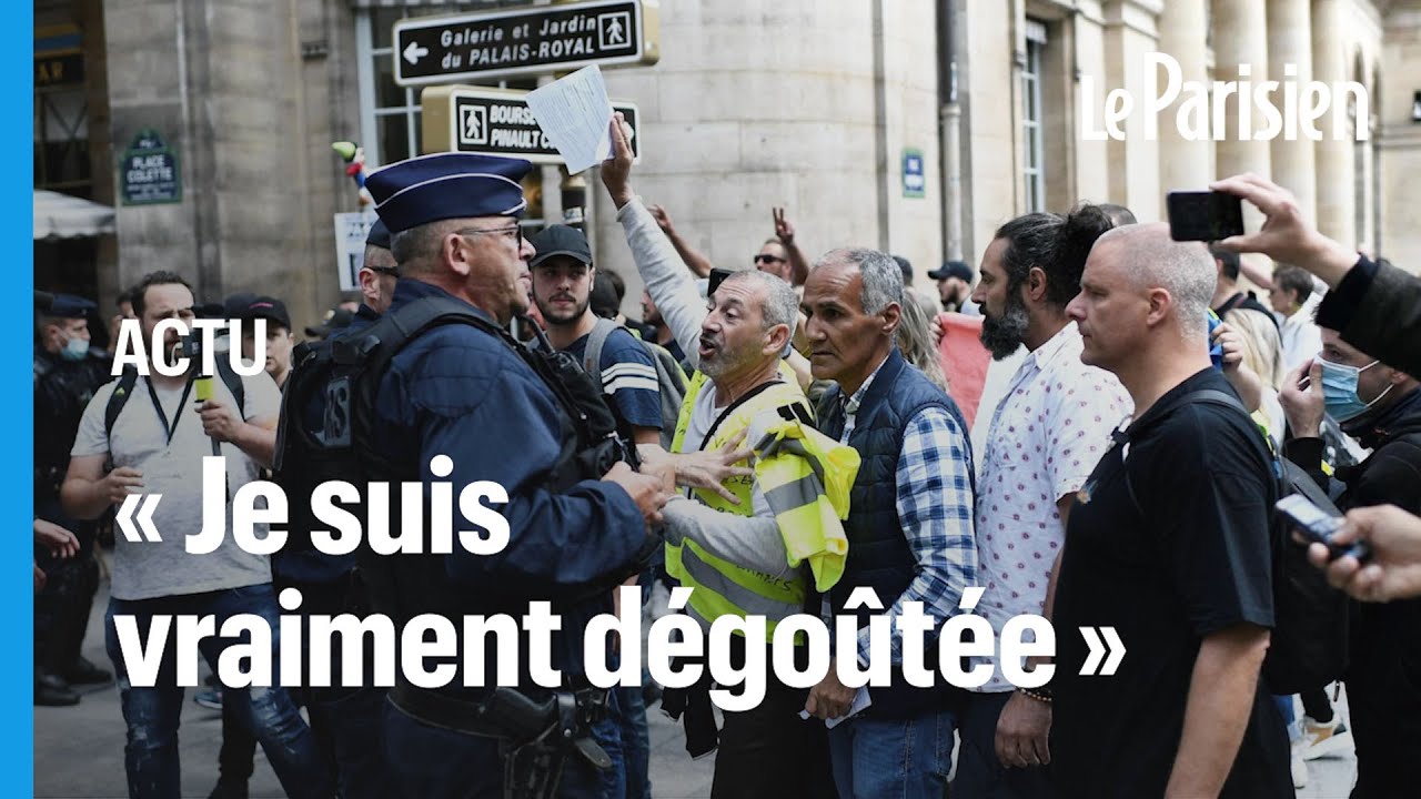 Pass sanitaire&nbsp;: des manifestants protestent contre la d&eacute;cision du Conseil constitutionnel