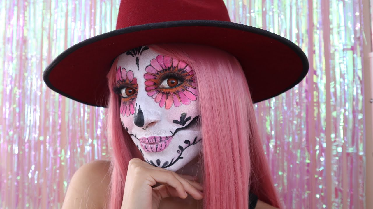 Maquillaje de #Catrina , ojos de flor 🌼🌼