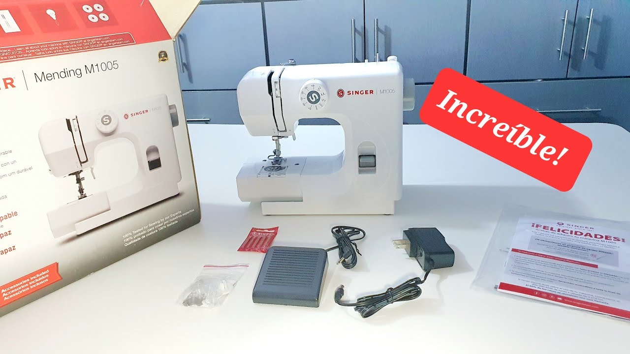La más pequeña pero cose increíble!  Unboxing  Singer M1005