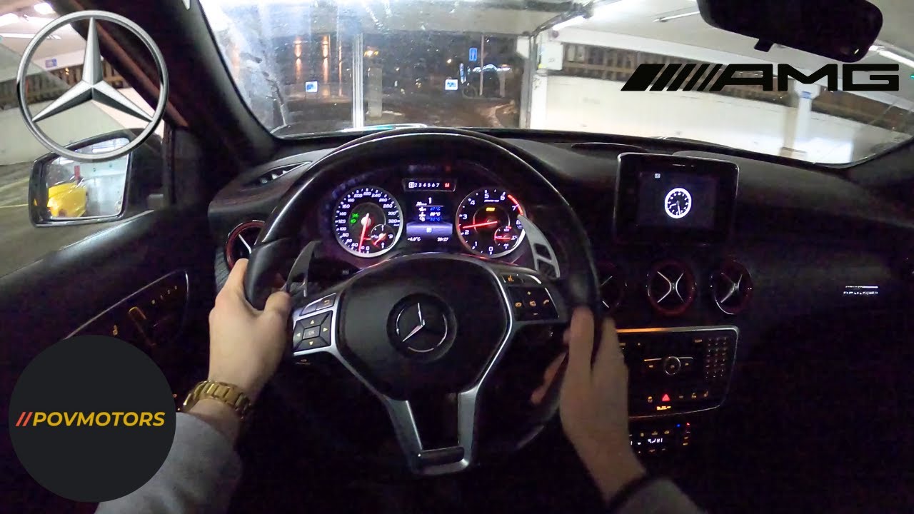 Mercedes AMG A45 RENNtech 2015 POV Night Test Drive