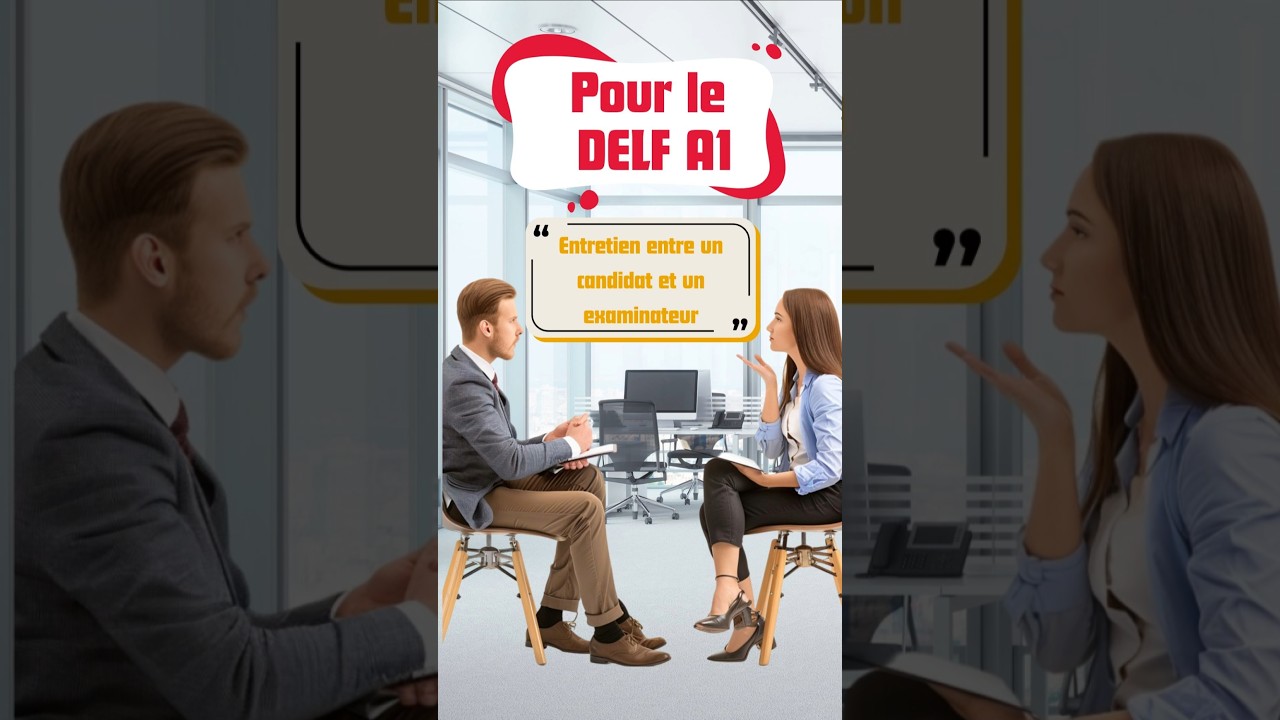 Pour le DELF A1, voici un exemple d&rsquo;entretien dirig&eacute; entre un candidat et une examinatrice. &Eacute;coutez