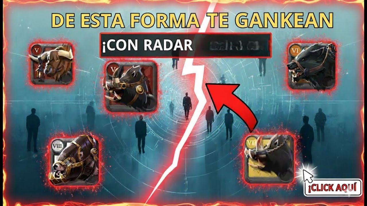 Como funciona el RADAR en Albion y de esta forma es que te gankean cuando transportas. Como evitarlo