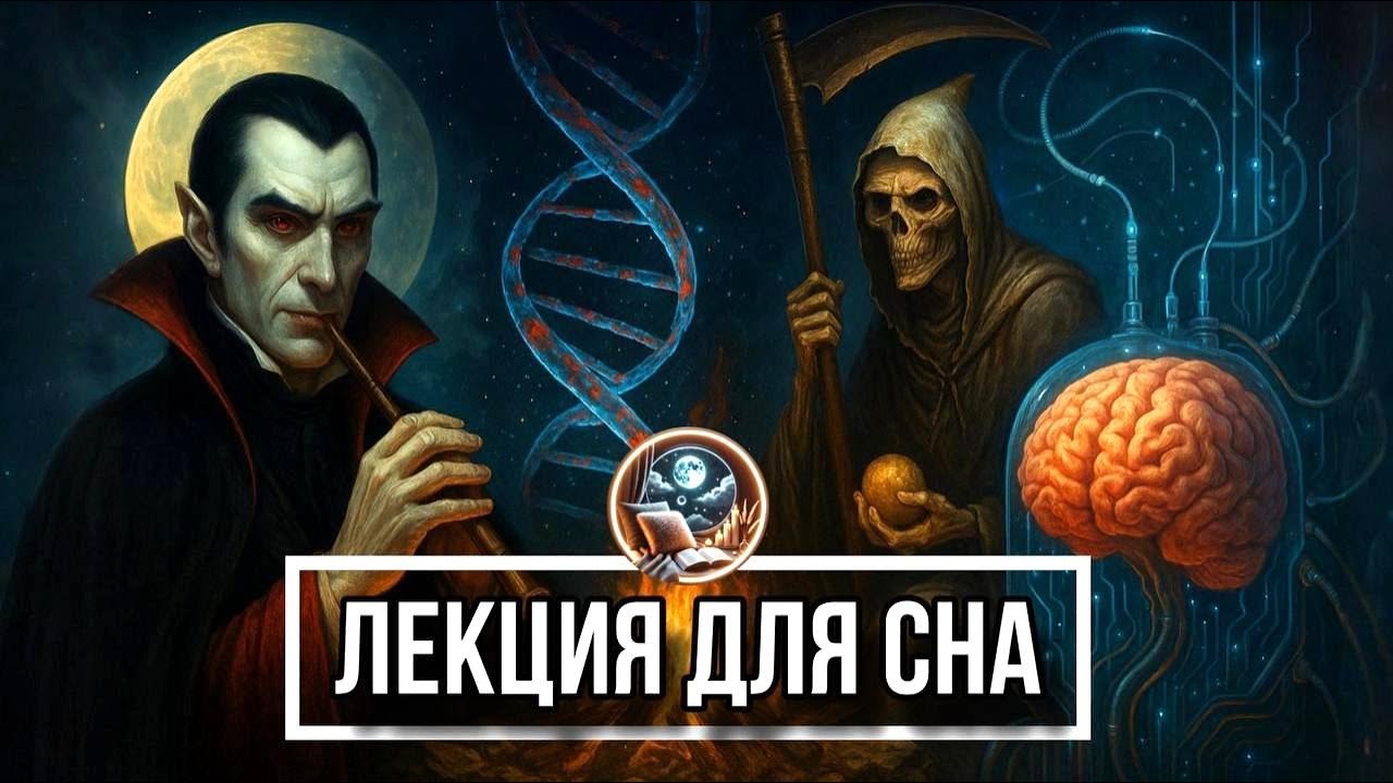 ЛЕКЦИЯ ДЛЯ СНА🌙 Легенды о бессмертии: Кощей, Дракула и цифровое сознание