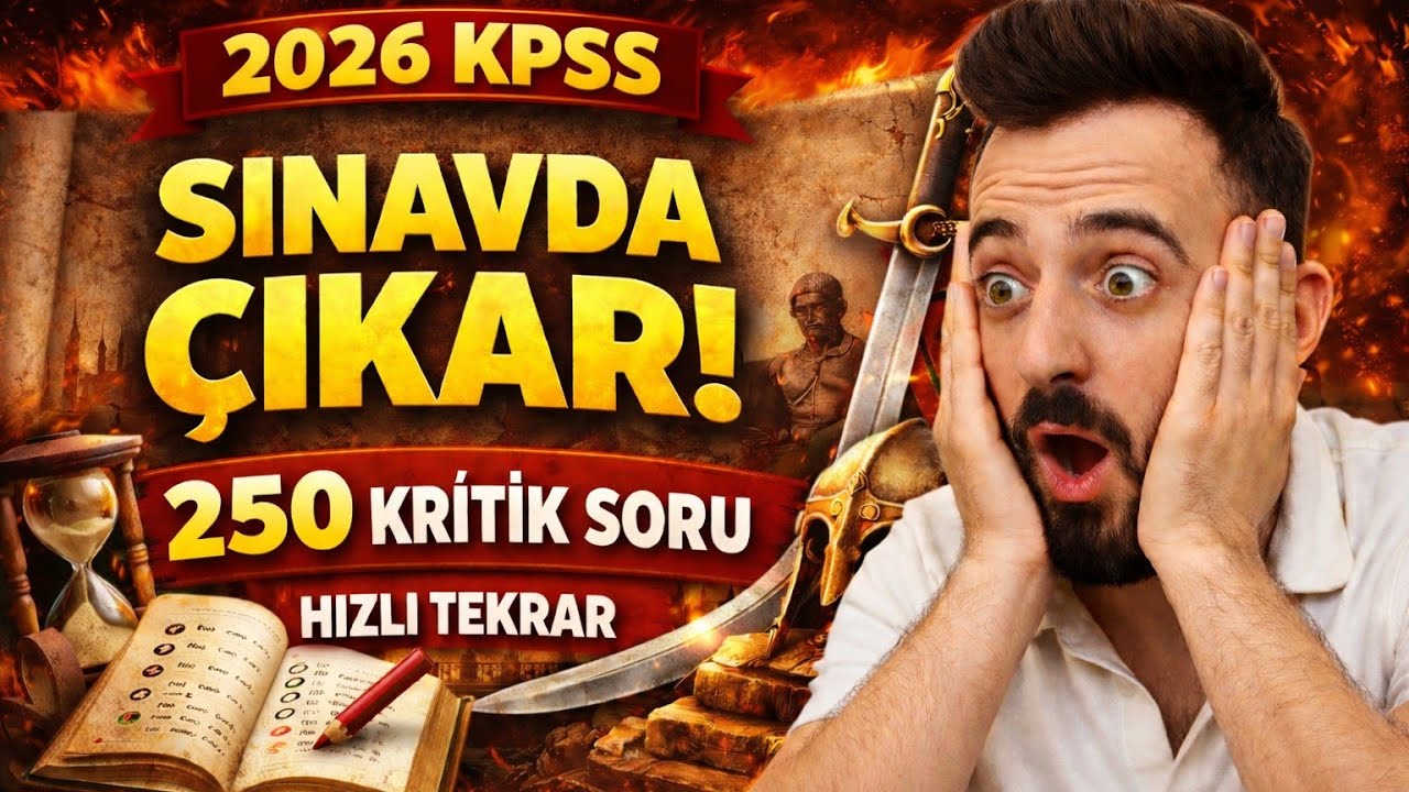 BU TARİH SORULARI SINAVDA ÇIKAR | KPSS 2026 TARİH SORU ÇÖZÜMÜ