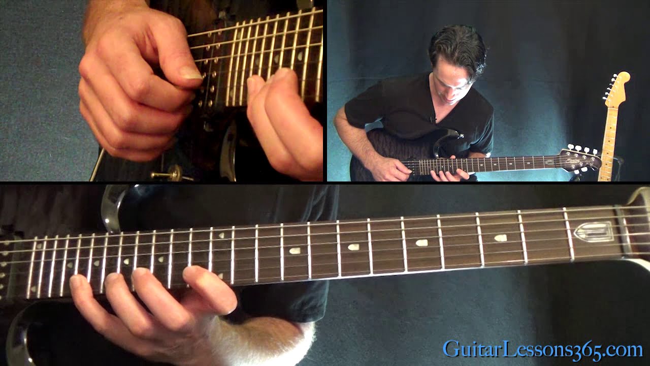Round and Round Guitar Solo Lesson - Ratt