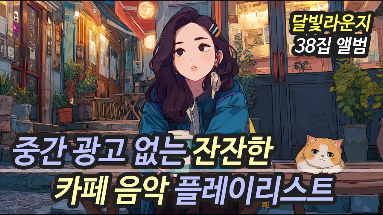 ☕ 카페음악 플레이리스트 38집 (중간 광고없음) | 🎵 드라이브·일할 때·매장에서 듣는 음악