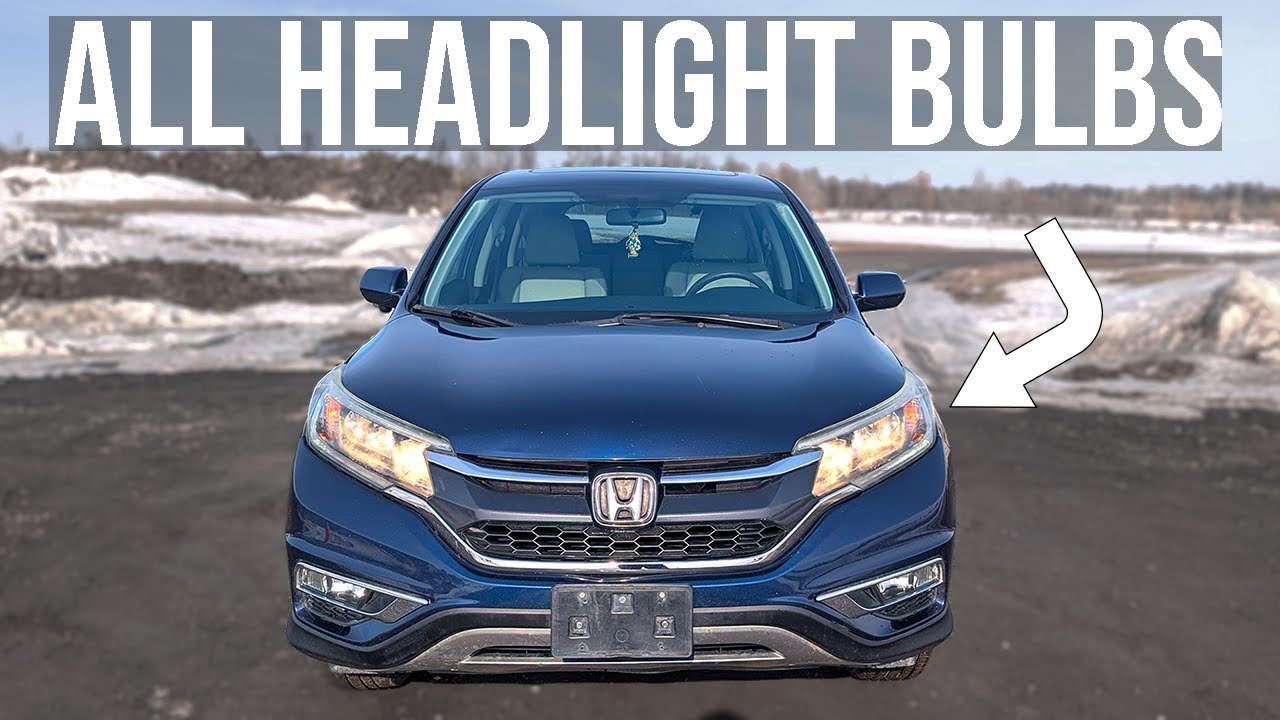 How to Replace Headlight Bulbs - Honda CR-V (2015-2016)