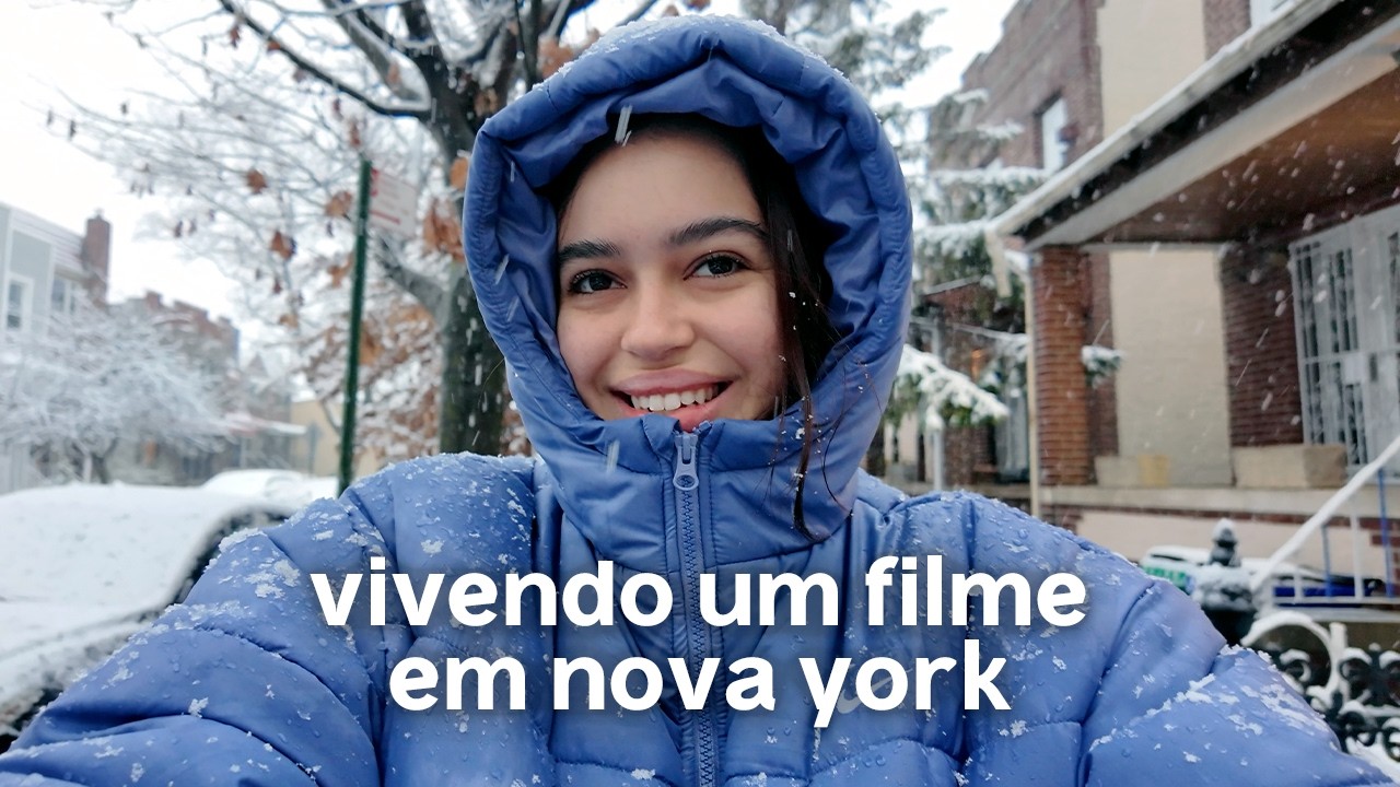 minha vida em ny: um dia na neve com cenários de filme!!! | VLOGMAS 8