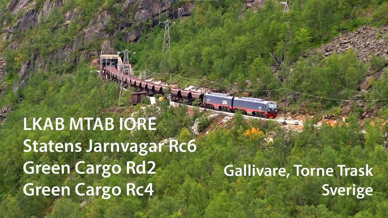 IORE, Rc6, Rd2 (LKAB, SJ, Green Cargo). Sweden 2011. Part 1.