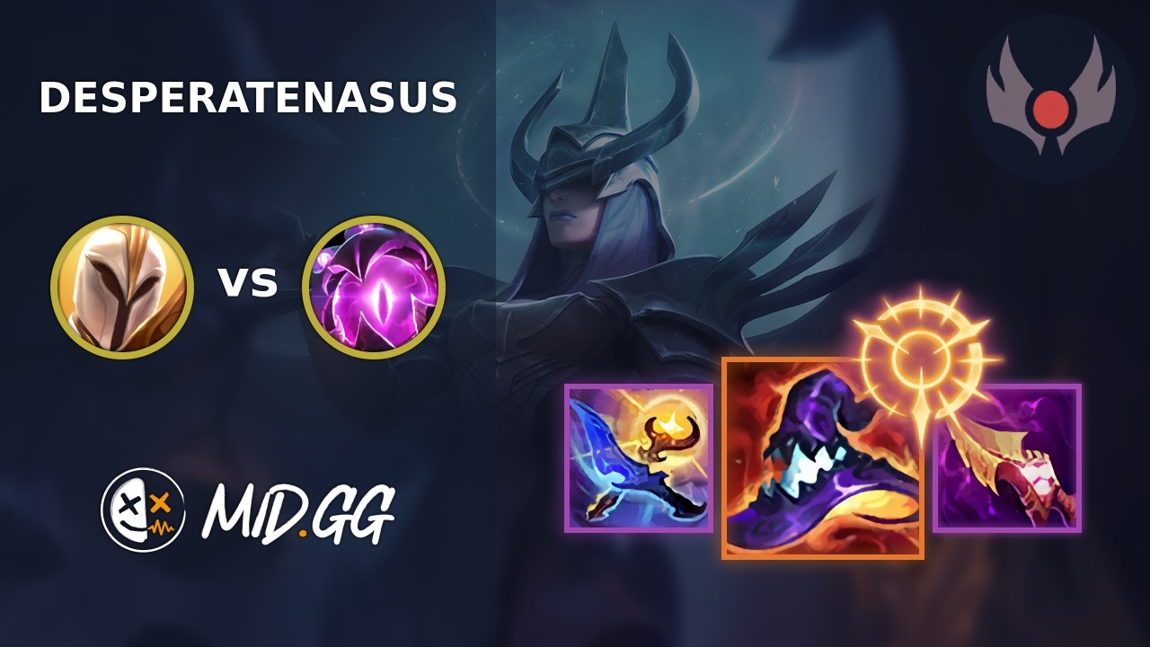 MID.GG: [ DesperateNasus ] Kayle MID vs Vel'Koz | EUNE GRANDMASTER | LOL Season 2026