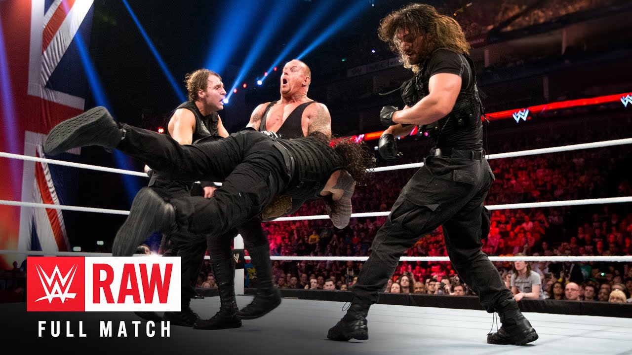 ПОЛНЫЙ МАТЧ: Гробовщик и команда Hell No против Щита: Raw, 22 апреля 2013 г.