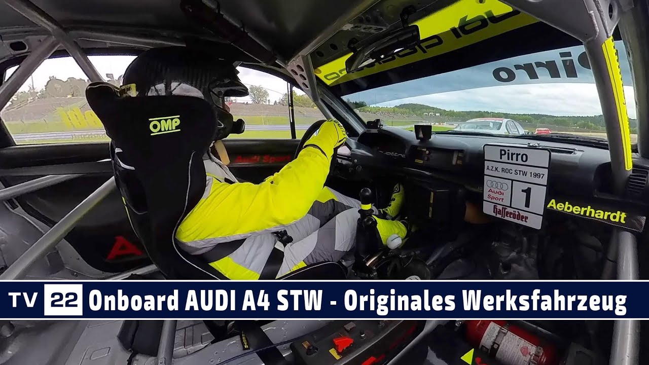 MOTOR TV22: Onboard beim AUDI A4 STW Tourenwagen Golden Ära beim OGP Nürburgring Werksauto AUDI AG