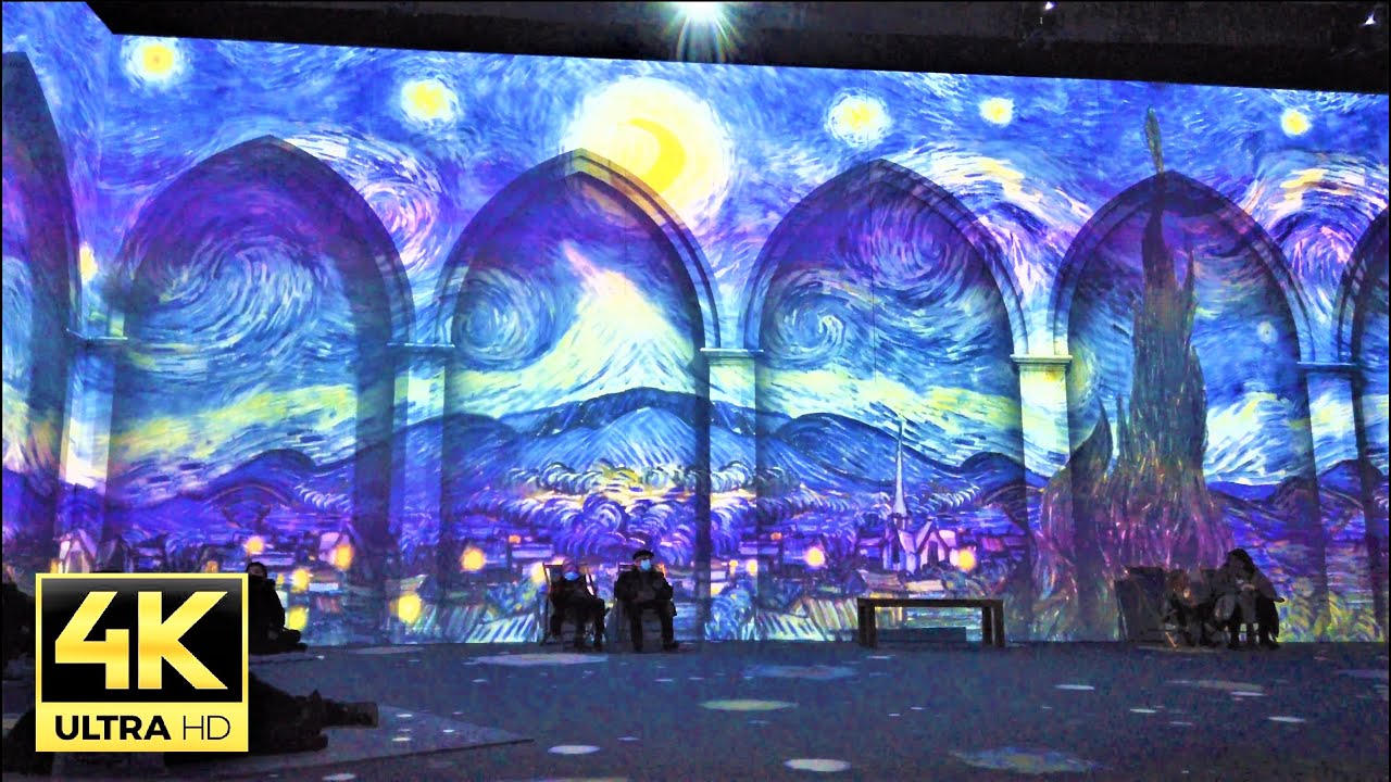 Van Gogh exposition - Immersive Experience - Antwerp 🇧🇪 - 4K 60FPS