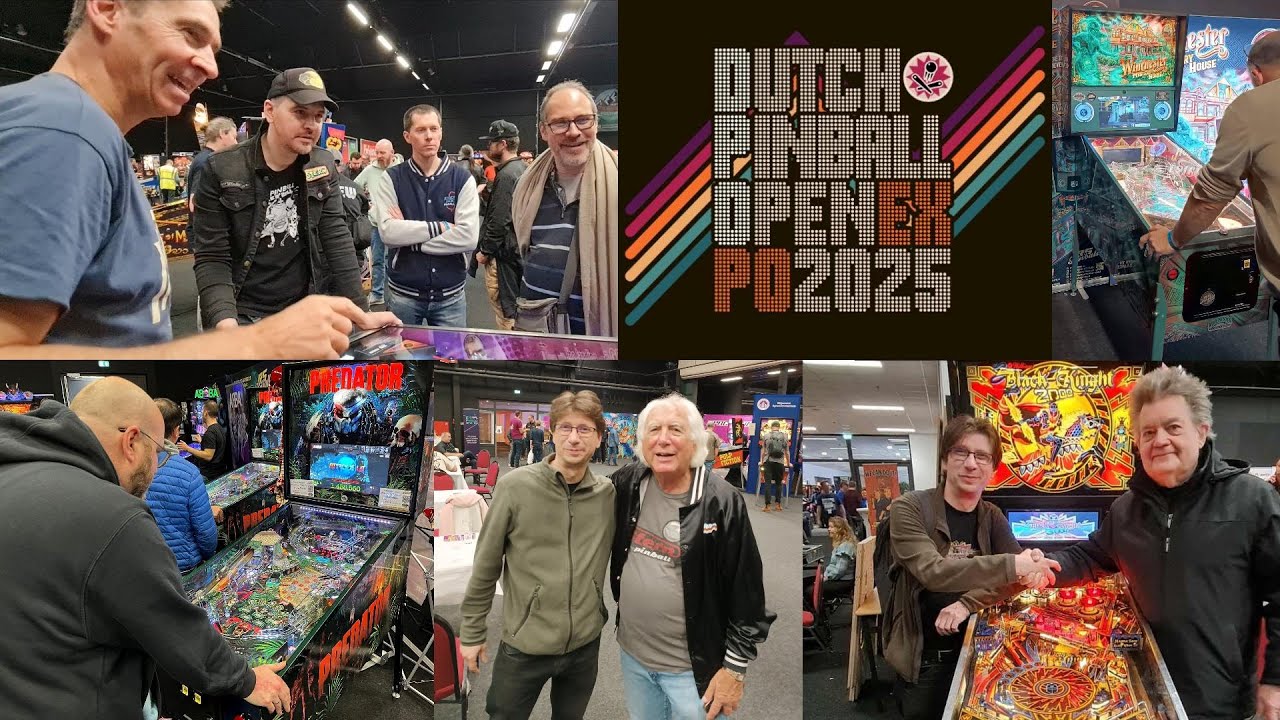 Mon retour sur le DPO - Dutch Pinball Open Expo 2054 à Eindhoven du 21 au 23 novembre 2025