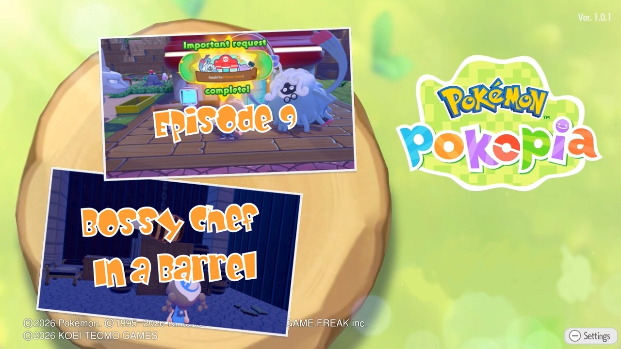 Pokopia - Ep 9 - Bossy Chef In a Barrel